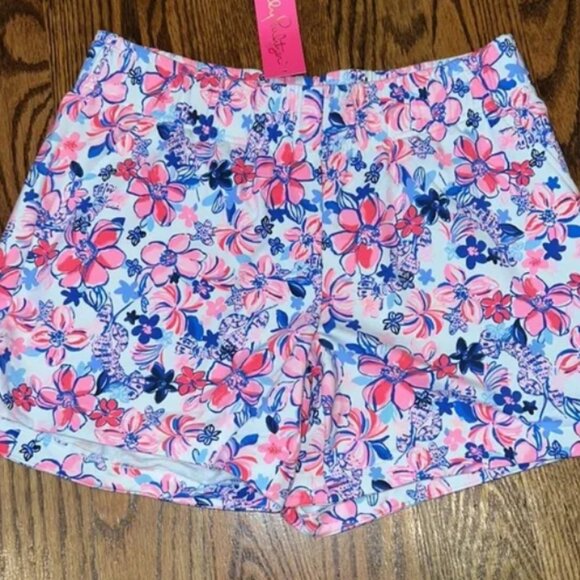NWT Lilly Pulitzer, Knit Short, Resort White Party Like a Lobstar - Picture 2 of 2
